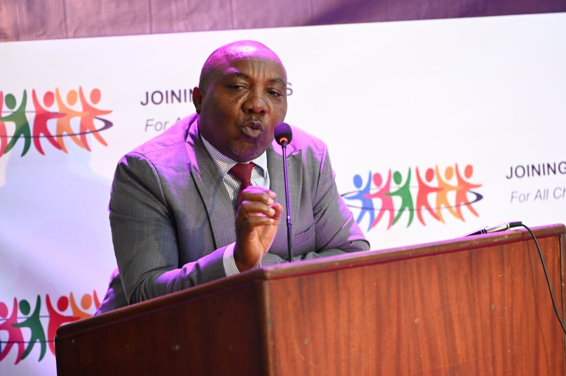 The National Commissioner for Children and Youth closing the launch of Joining Forces Coalition – Uganda Strategy to national stakeholders - 20th Nov 2024.